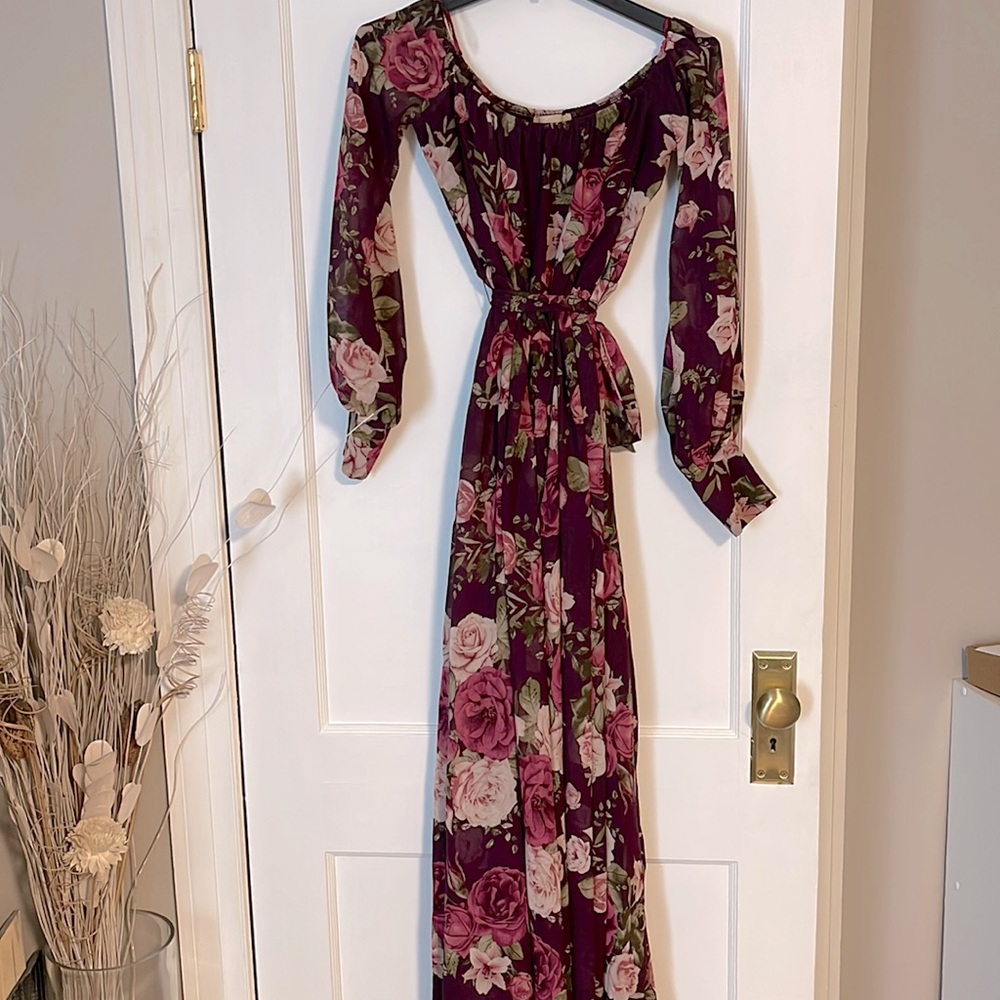 Pink Blush size S Maxi Maternity dress